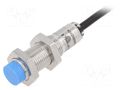 Sensor: inductive; OUT: NPN / NO; 0÷8mm; 10÷30VDC; M12; 2m; IP67 SICK IME12-08NNSZW2K