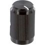 STRAIGHT KNURLED KNOB W/ LINE IND 6.37MM KB500B1/4