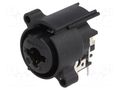 Connector: Jack 6,3mm + XLR; socket; female; angled 90°; THT; 3A NEUTRIK NTR-NCJ6FA-H-0