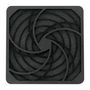 FAN FILTER KIT, 92MM, PLASTIC HIG-PF92