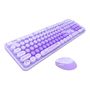 MOFII Sweet New 2.4G Wireless Keyboard + Mouse Set (Purple), MOFII New SMK-623387AG