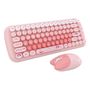 MOFII Candy New 2.4G Wireless Keyboard + Mouse Set (Pink), MOFII Candy New SMK632M3AG