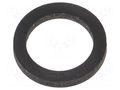 Gasket; EPDM; Thk: 2mm; Øint: 12.5mm; Øout: 16.5mm; PG7 BM GROUP BM4907G