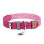 Classic Dog collar with QR code Waudog size L pink, Waudog 58937