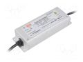 Power supply: switching; LED; 75W; 75÷150VDC; 250÷500mA; IP65; 91% MEAN WELL ELG-75-C500A