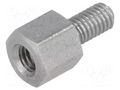 Screwed spacer sleeve; 5mm; Int.thread: M3; Ext.thread: M3 DREMEC TFM-M3X5/DR244