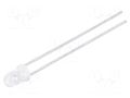 LED; red; 3mm; 240÷680mcd; 45°; Front: convex; 2.05÷2.4VDC LITEON LTL1CHKEKNN