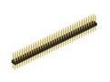 PIN HEADER, 72POS, 2ROW, 2.54MM, THT SL 2 078 72 G