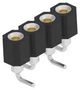 CONN, SIP SOCKET, 4P, 1ROW, 2.54MM, SMD 2485259-1