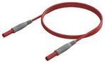 SHROUDED 4MM BANANA PLUG-PLUG, RED, 2M CT3751-200-2