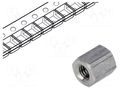 Screwed spacer sleeve; 8mm; Int.thread: M4; hexagonal DREMEC TFF-M4X8/DR146