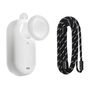 Silicone case with a leash Sunnylife for Insta360 GO 3S (white), Sunnylife G3S-BHT837-W