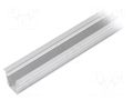 Profiles for LED modules; natural; L: 1m; DEEP10; aluminium TOPMET TOP-DEEP10/A-1M