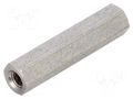 Screwed spacer sleeve; 25mm; Int.thread: M3; hexagonal DREMEC TFF-M3X25/DR144