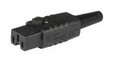 IEC MOD, PLUG, 8.8A, 400VDC, SCREW 3-142-747