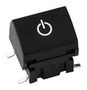 CAP, ROCKER/TACTILE SW, PWR SYMBOL, BLK 1A09XU123