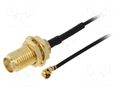 Cable-adapter; -40÷85°C; 500mm; IPX,SMA,female SR PASSIVES GSM-IPX/SMA-500