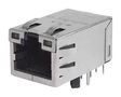 RJ45 CONN, R/A JACK, 1PORT, 8P8C, TH P01-0005-01