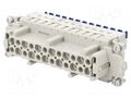 Connector: HDC; contact insert; female; 16A; 500V; Han® ES Press HARTING 09330242748