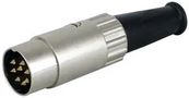 CONNECTOR, DIN, PLUG, 8 POSITION 15BL8MX