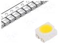 LED; white warm; SMD; 3528,PLCC4; 2000mcd; 120°; 50mA; 3÷3.8VDC OPTOSUPPLY OSM57LS3C1A