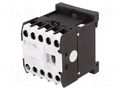 Contactor: 3-pole; NO x3; Auxiliary contacts: NO; 24VAC; 12A; DILEM EATON ELECTRIC DILEM12-10-24VAC