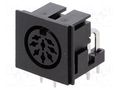 Connector: DIN; socket; female; PIN: 8; angled 90°; on PCBs; THT; 24V LUMBERG 0105-08