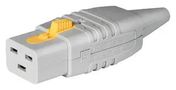 IEC POWER CONN, C19, 16A/250V, SCREW 3-152-194