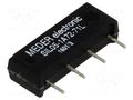 Relay: reed switch; SPST-NO; Ucoil: 5VDC; 1.25A; max.200VDC; 50mW MEDER SIL05-1A72-71L