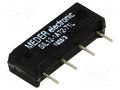 Relay: reed switch; SPST-NO; Ucoil: 12VDC; 1.25A; max.200VDC; 145mW MEDER SIL12-1A72-71L