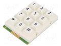 Keypad: plastic; No.of butt: 12; none; plastic; 200mΩ; 1N; 20mA ACCORD KB207-PNW