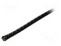 Braid; ØBraid : 1÷5mm; polyester; black; -50÷150°C; L: 100m; reel HELUKABEL HELU-98136