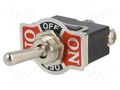 Switch: toggle; Pos: 3; SP3T; ON-OFF-ON; 10A/250VAC; -25÷85°C; 50mΩ NINIGI TS-17