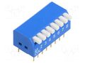 Switch: DIP-SWITCH; Poles number: 8; ON-OFF; 0.05A/12VDC; Pos: 2 NINIGI DP-08