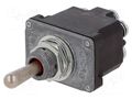 Switch: toggle; Pos: 3; DP3T; (ON)-OFF-(ON); 6A/230VAC; 10A/28VDC HONEYWELL 2NT1-7