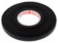 Tape: textile; W: 9mm; L: 25m; Thk: 0.3mm; Automotive; black; 105°C TESA TESA-51608-09