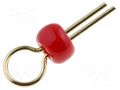 Test point terminal; red AXIOMET TEST-1R