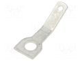 Terminal: flat; 2.8mm; 0.5mm; male; M2,5; screw; brass; tinned KEYSTONE KEYS1270