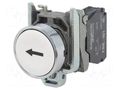 Switch: push-button; 22mm; NO; flat; Harmony XB4; white; Ø22mm SCHNEIDER ELECTRIC XB4BA3341
