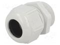 Cable gland; M25; 1.5; polyamide; light grey; SKINTOP® LAPP ST-M25-R7035