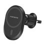 Foneng CP105 car grille mount with 15W inductive charging (Black), Foneng CP105 Black