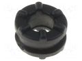 Grommet; Ømount.hole: 4.3mm; black; Panel thick: max.1.5mm; H: 4mm FIX&FASTEN TGM-17