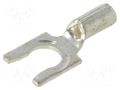 Tip: fork; M4,5; crimped; for cable; non-insulated; copper; 4.98mm KEYSTONE KEYS8256