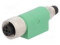 Adapter; PIN: 3; straight; 60VDC; 60VAC; 4A; -25÷90°C PHOENIX CONTACT 1519749