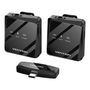 Wireless microphone x2 Vention NCBB0 USB-C (black), Vention NCBB0