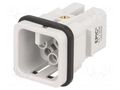 Connector: HDC; contact insert; male; EPIC H-D; PIN: 8; 10A; 60V LAPP 11250500