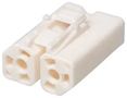 RECT PWR HOUSING, RCPT, 2P, CABLE/NATURL 221597-3002