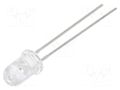 LED; orange; 5mm; 2180÷4200mcd; 60°; Front: convex; 1.8÷2.6VDC OPTOSUPPLY OS5OPM5B61A-NO