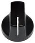 KNOB, ROUND SHAFT, ABS, 6.35MM ACCKPP1915NLP14