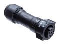 INDUSTRIAL CIR CONN, RCPT, 4POS, CABLE BB-04BFFA-QL8SPP